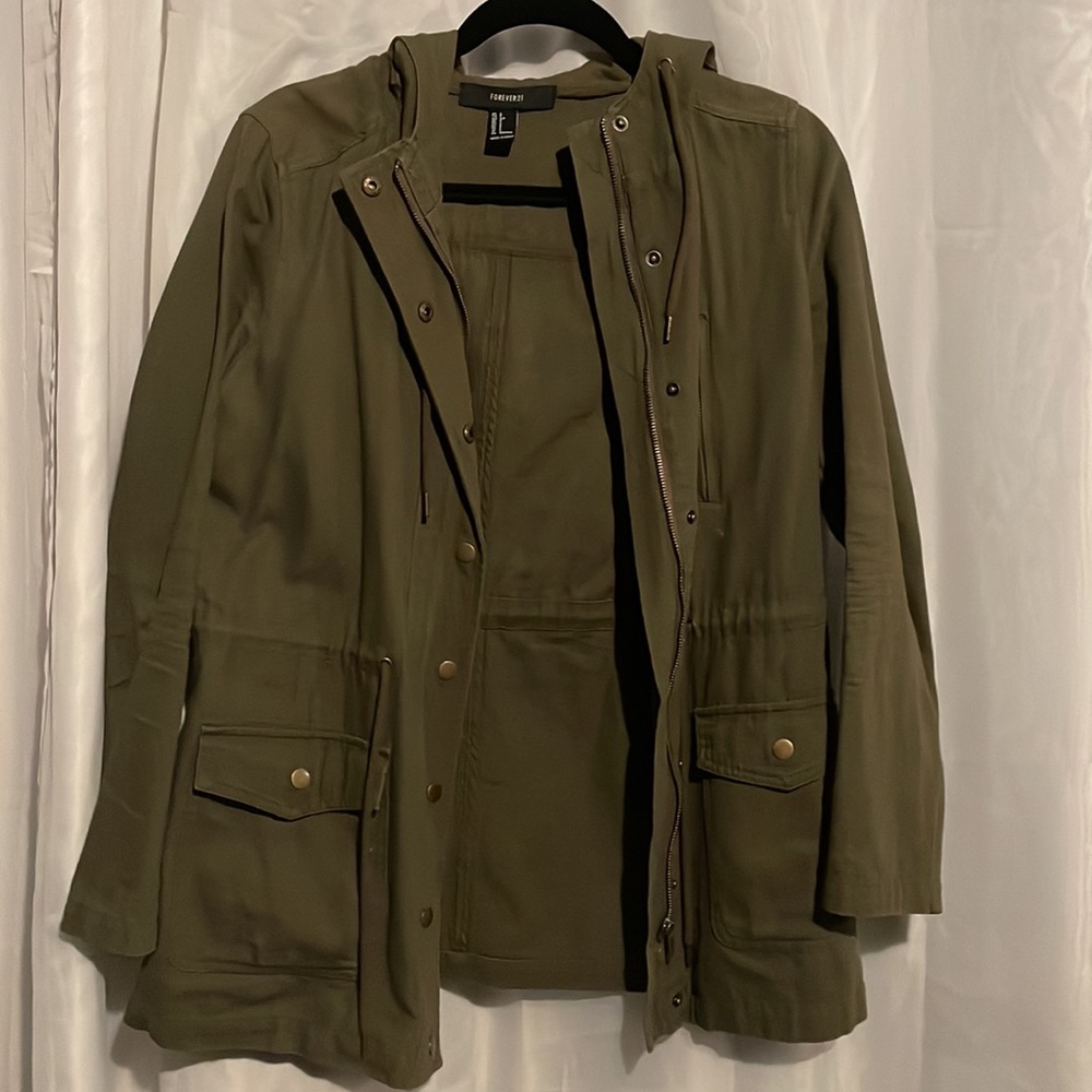 Olive Green Jacket - Picture 2 of 4